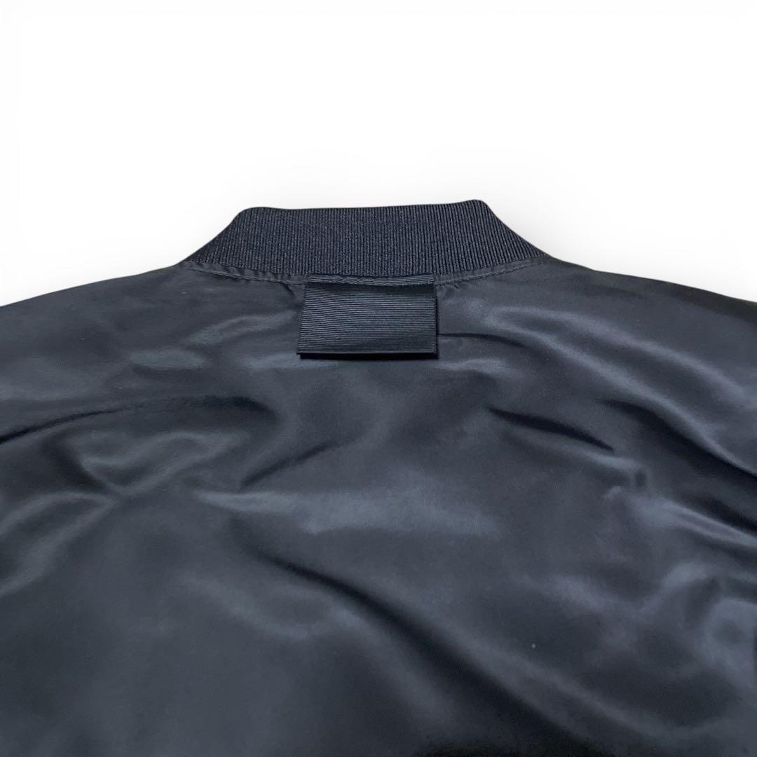 +J UNIQLO ハイブリッドダウンオーバーサイズMA-1ジャケット　ブラック