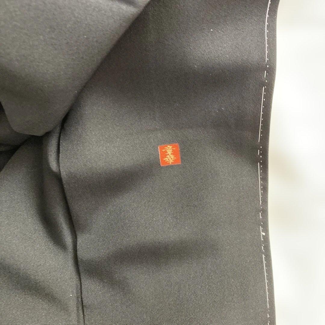 新品作家物　五つ紋豪華黒留袖フルセットお探しの方にも　花柄 裄長　トールサイズ