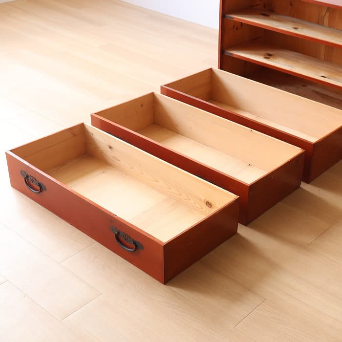 アンティーク 引出し3杯 3段 和箪笥 ローチェスト 古家具 テレビ台