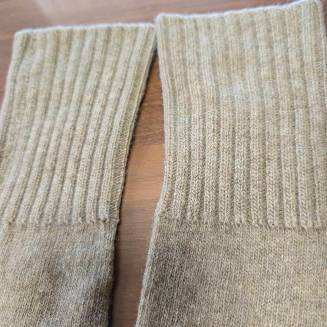 試着のみDIESEL BLACK GOLD シープレザー×ニット ロンググローブ