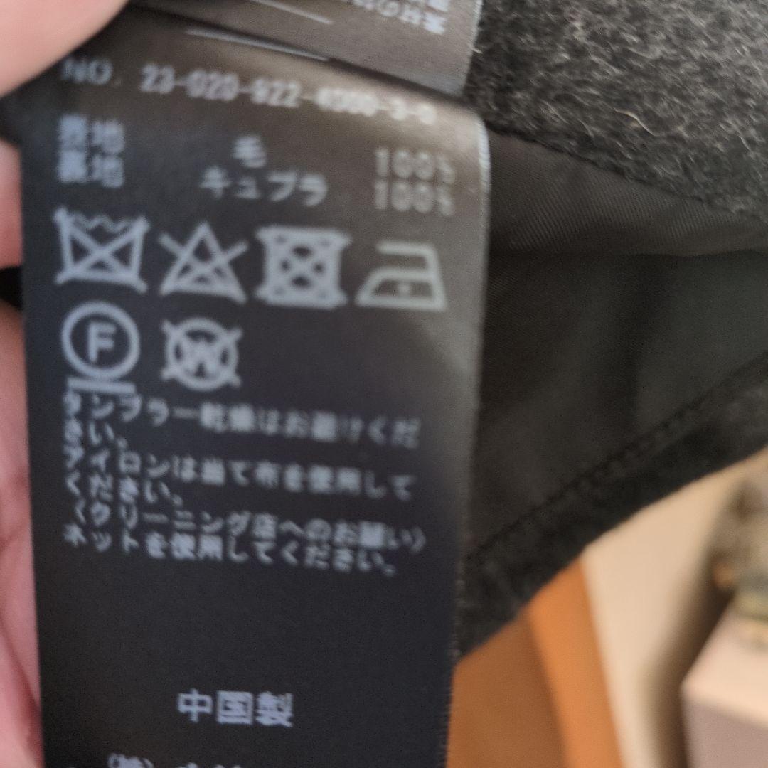 Plage ハミルトン ケープコート グレー36 美品 ♪♪♪