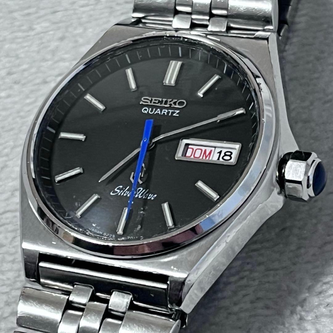 【稼働美品】SEIKO SilverWave 6229-7000／クォーツMOD