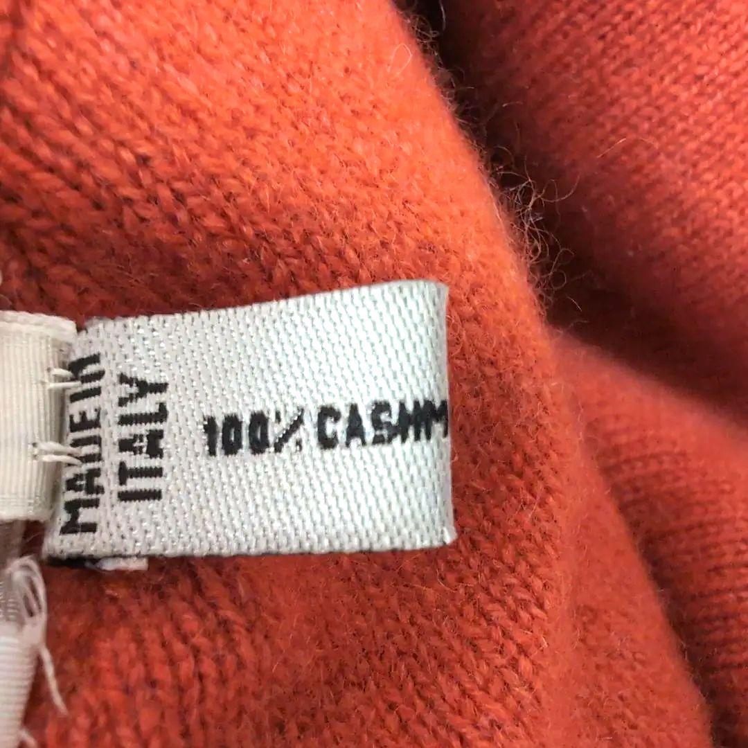 上質カシミヤ100％◆HERMES エルメス ニット帽 総柄ロゴ LA d95