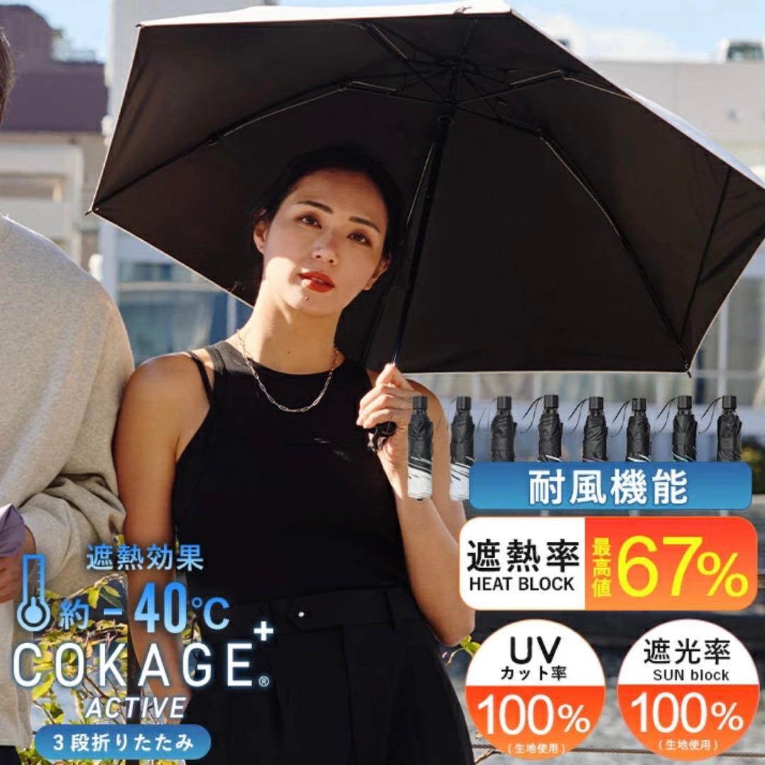 傘　COKAGE+ ACTIVE 自動開閉　55cm 折　切り継ぎ　新品未使用