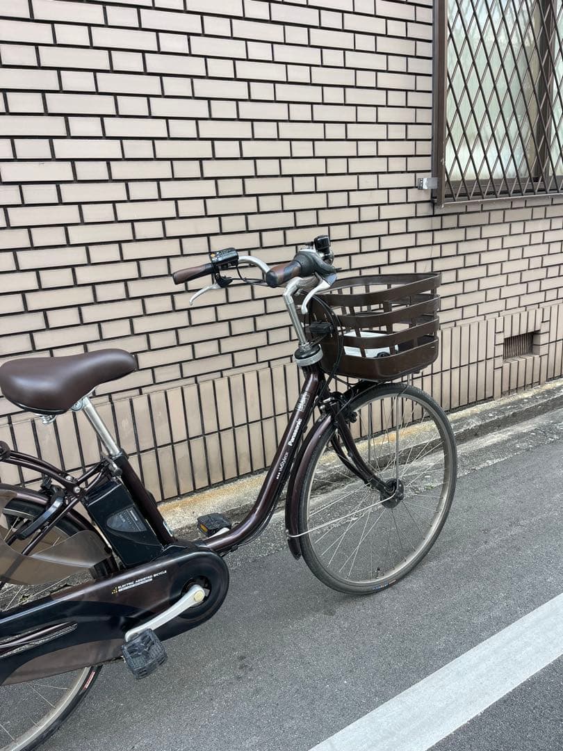 8.9ahパナソニック電動アシスト自転車26インチ