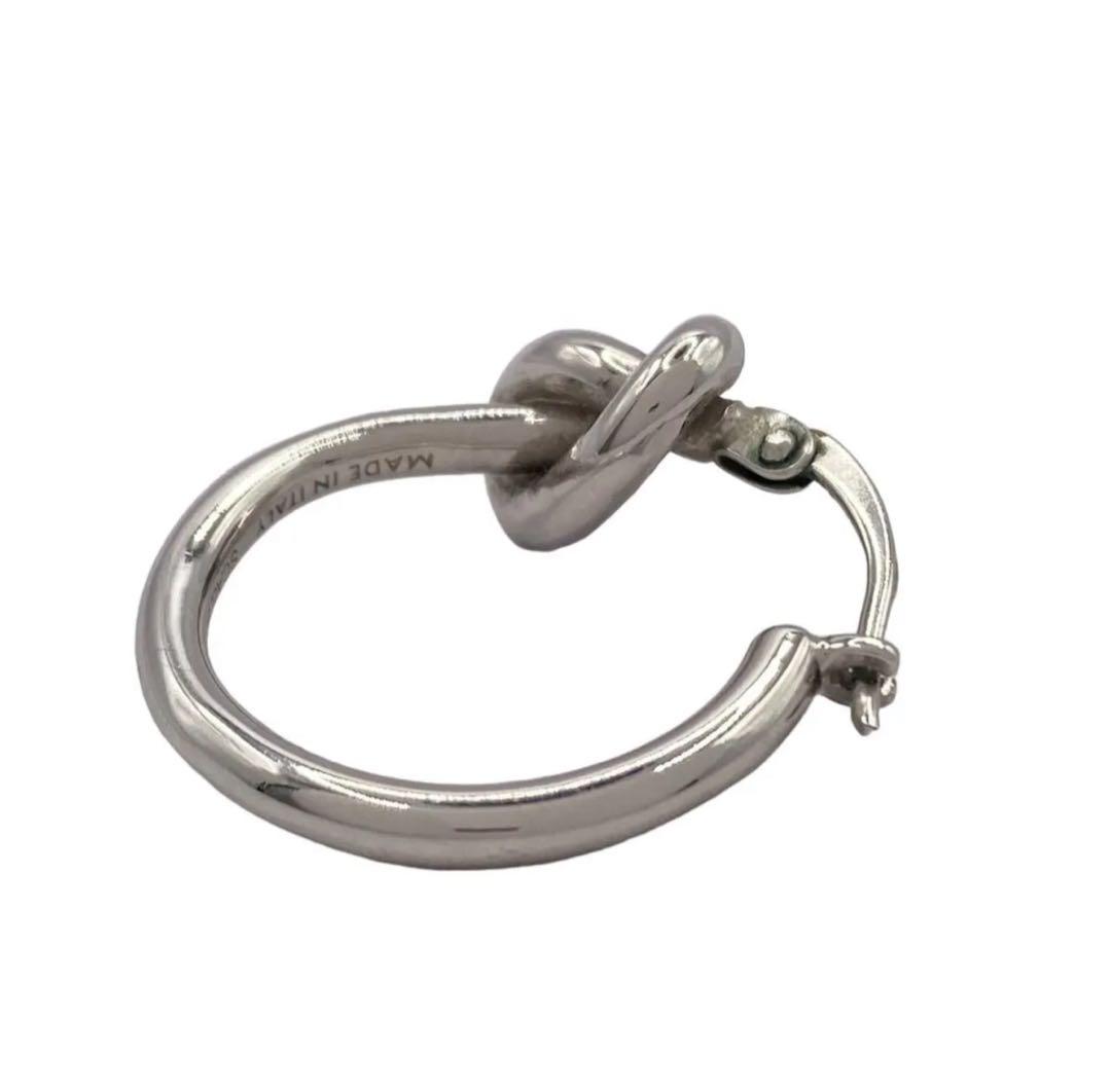 CELINE シルバー ノットデザイン ピアス(片耳用)