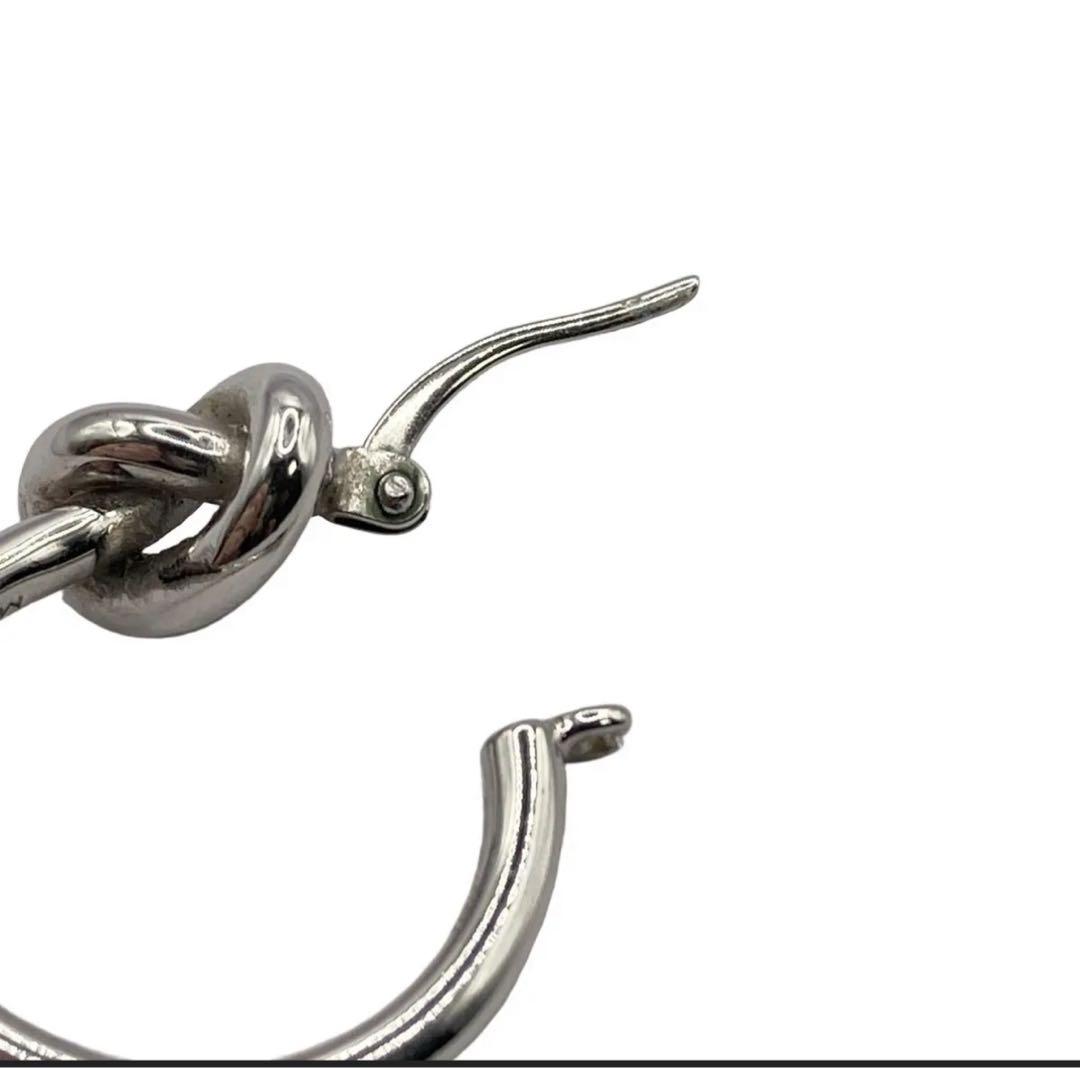 CELINE シルバー ノットデザイン ピアス(片耳用)