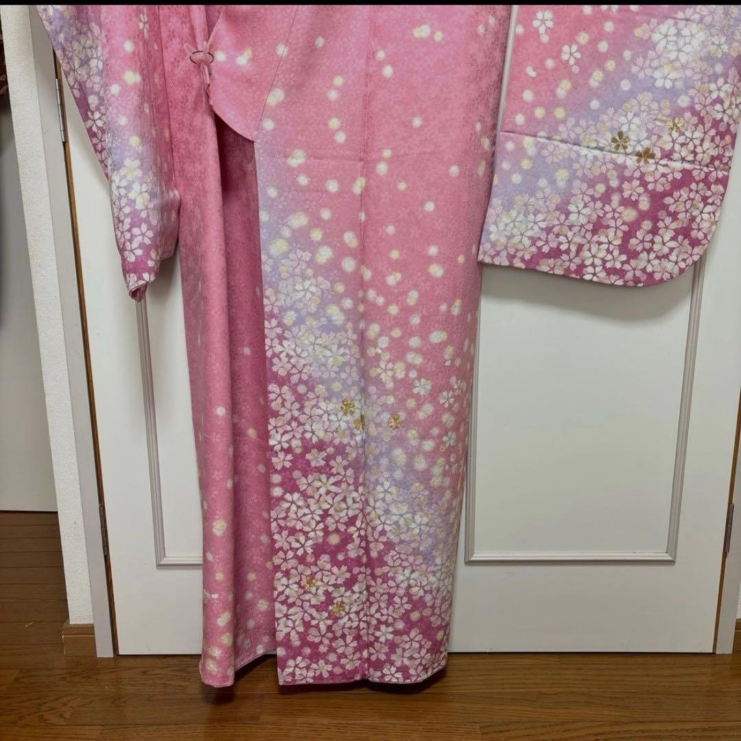 ❤️振袖　着丈174cm 袖丈69cm M〜Ｌ 袋帯　6点フルセット　正絹