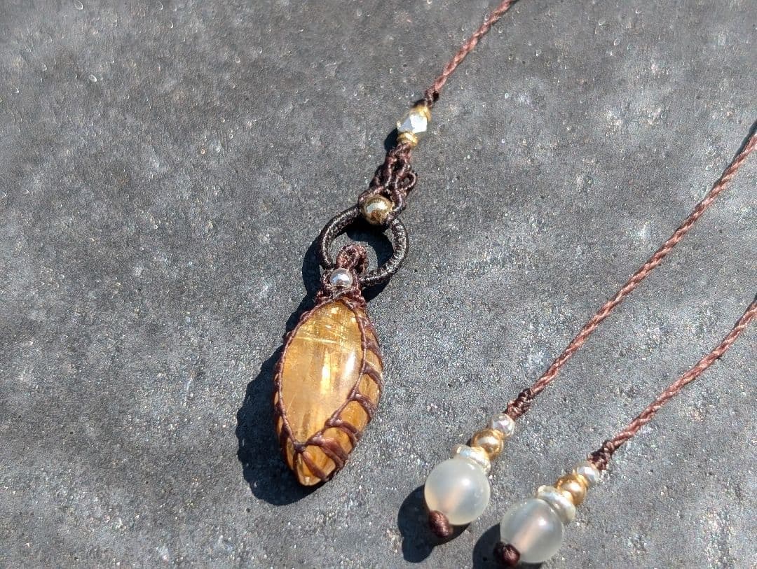 宿禰池主マクラメネックレス3点