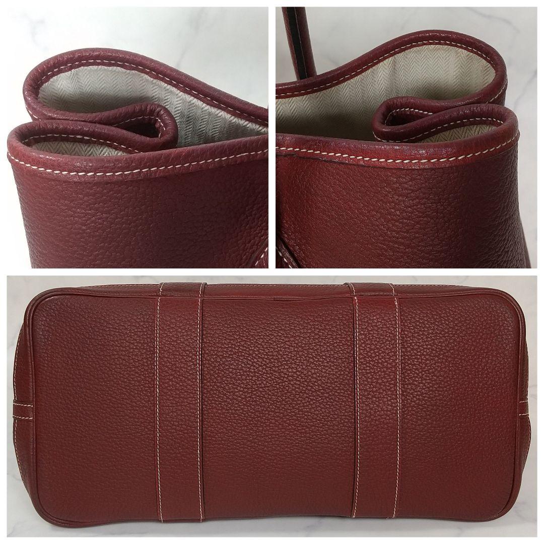 HERMES　ガーデンパーティ　ネゴンダPM　ルージュアッシュ　□K刻印