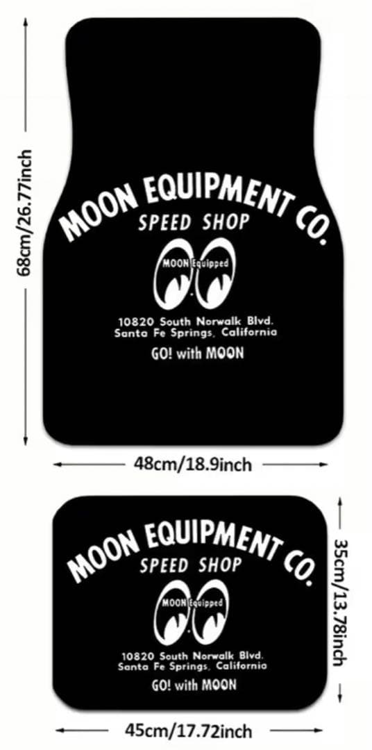 高速有鉛 USDM 汎用フロアマット MOONEYES HDM