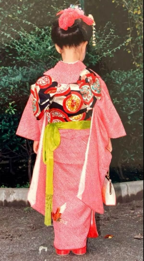 豪華総絞り‼️七五三用着物　大手百貨店扱い　着付け用小物一式付属