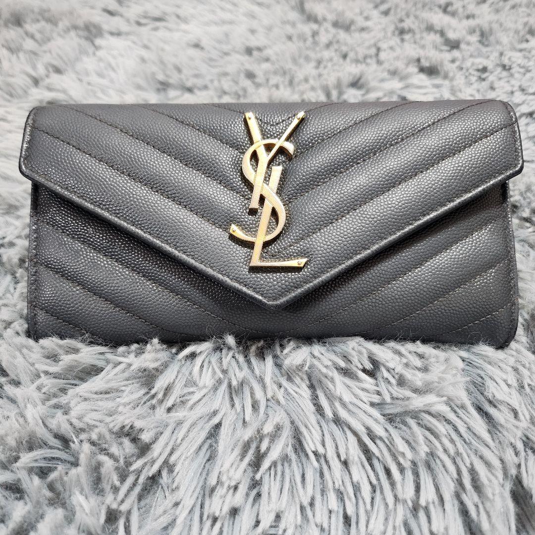 美品✨イヴ・サンローラン　長財布