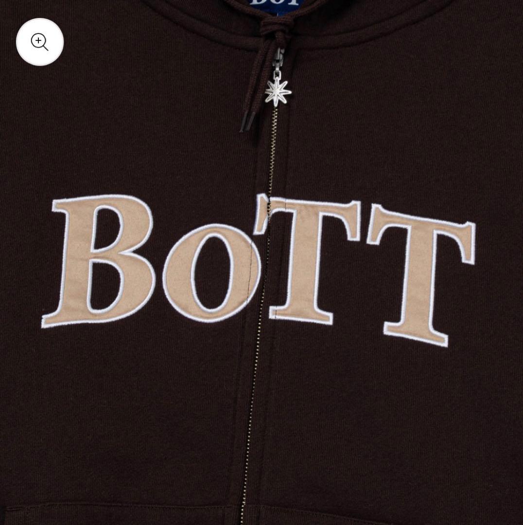 フック BOTT OG Logo Zip Hoodie - Brown M