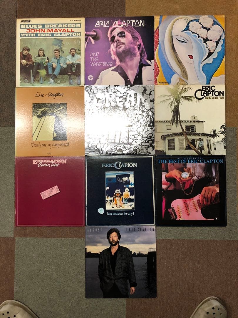 エリック・クラプトン レコードセット