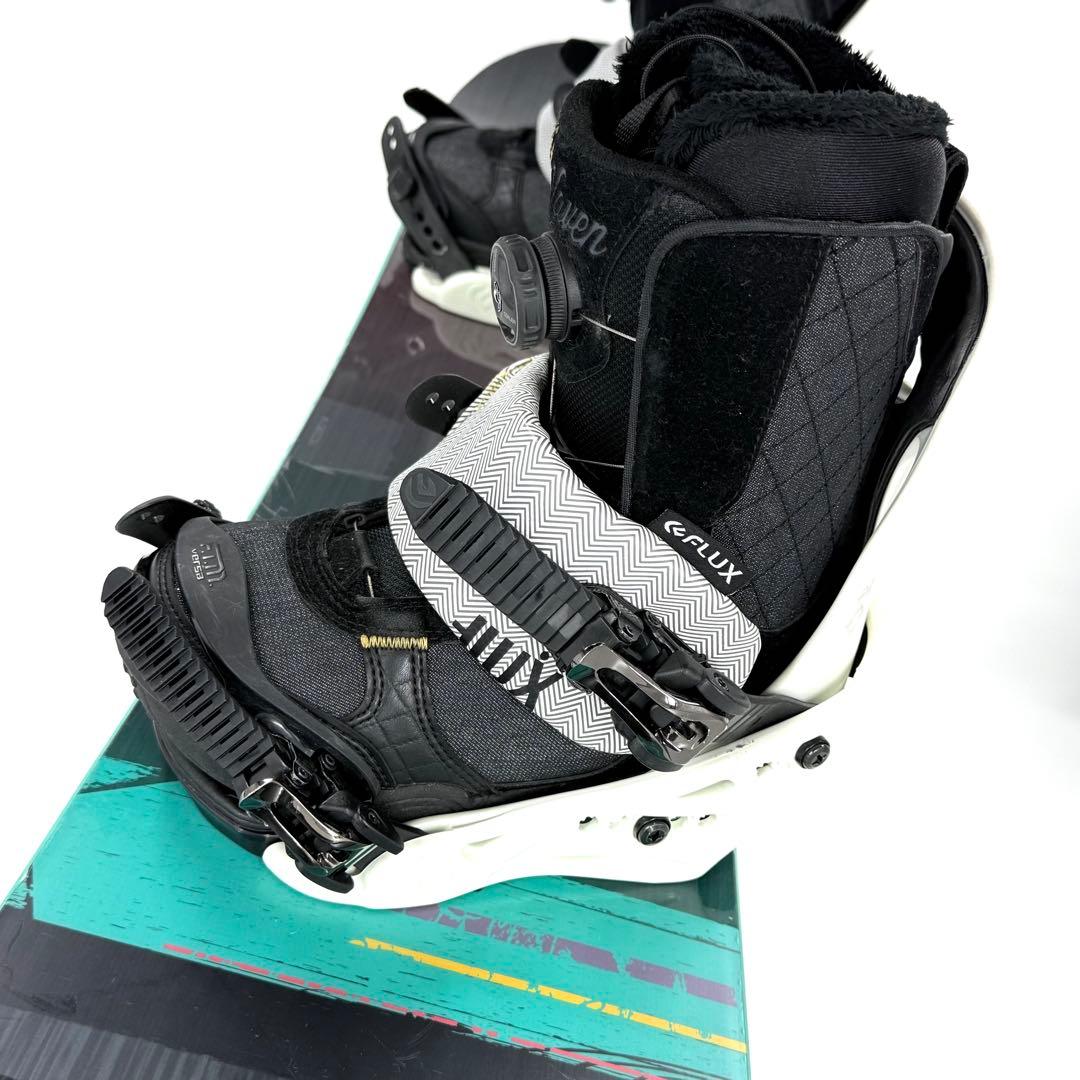 FLOW 139cm レディース スノーボード バイン ブーツ 3点セット
