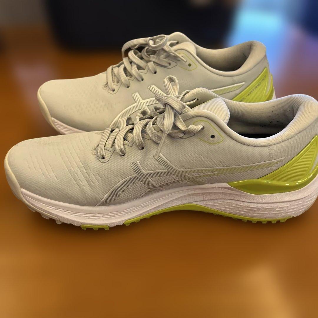 ASICS スポーツシューズ ホワイト/グリーン