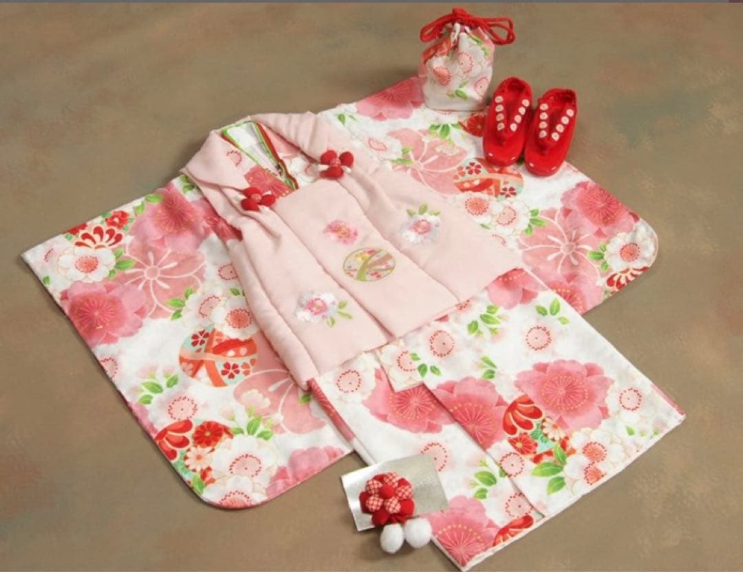七五三 被布着物セット ピンク
