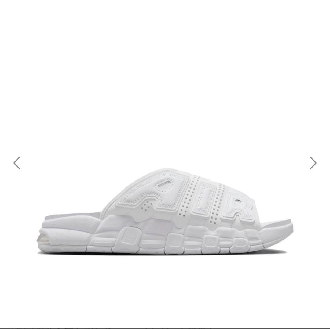 NIKE AIR MORE UPTEMPO SLIDE 28センチ　　White