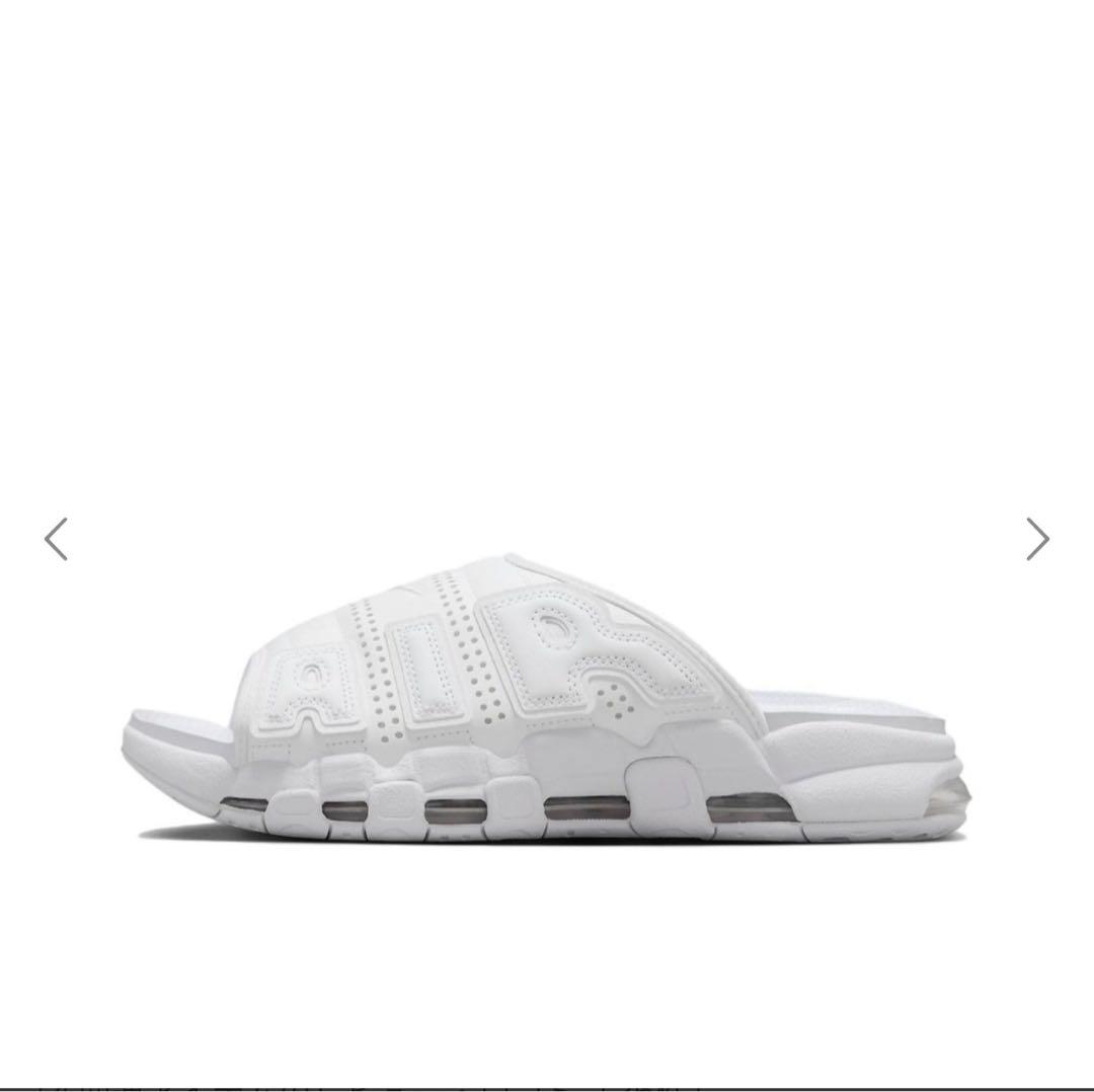 NIKE AIR MORE UPTEMPO SLIDE 28センチ　　White