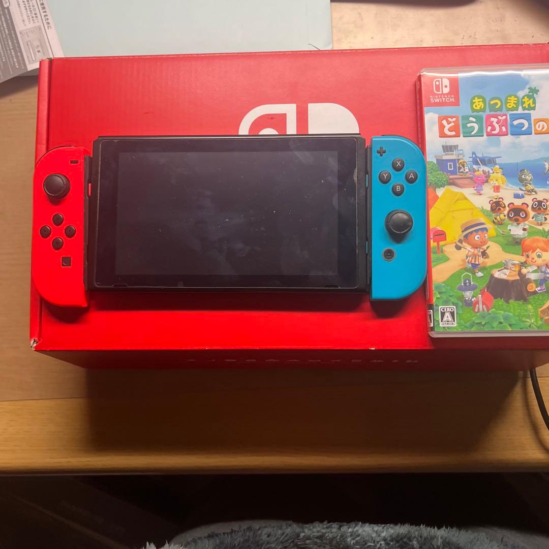 Nintendo Switch 赤と青 Joy-Con あつまれ どうぶつの森