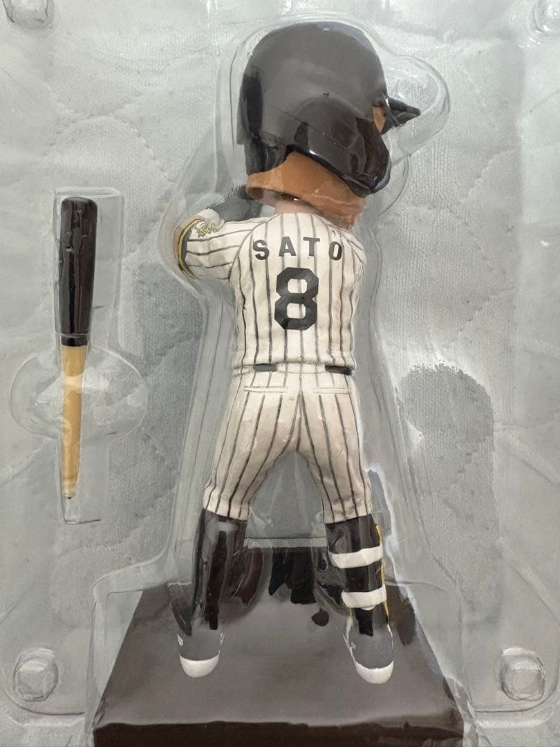 【新品未使用】阪神タイガース森下・佐藤輝・才木ボブルヘッド（３体セット）