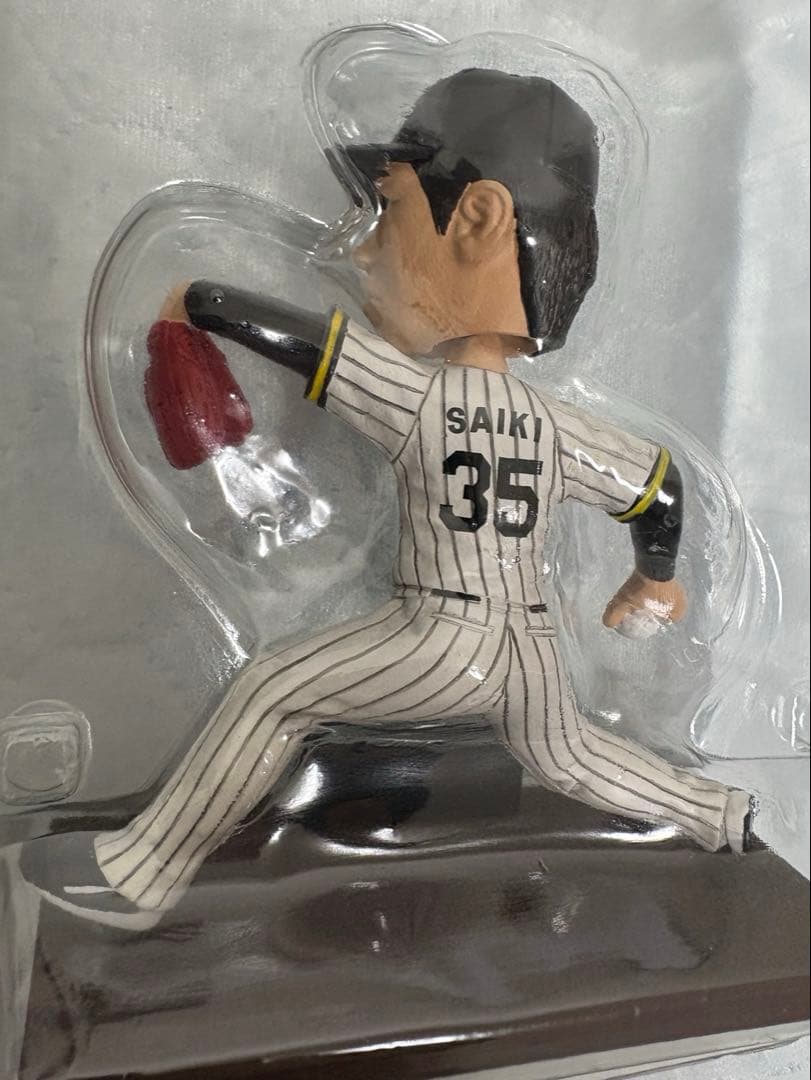 【新品未使用】阪神タイガース森下・佐藤輝・才木ボブルヘッド（３体セット）