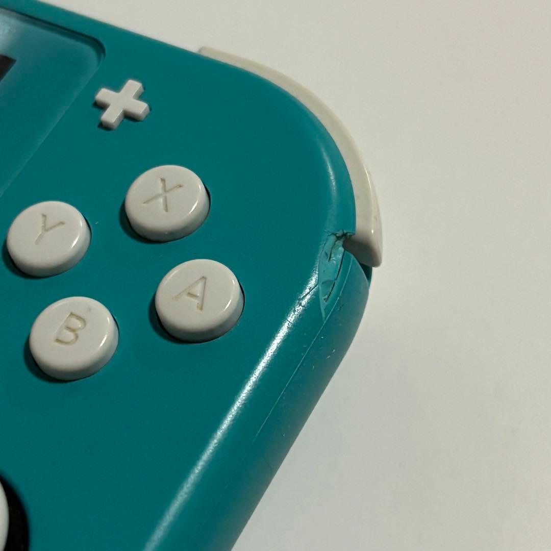 Nintendo Switch Lite ターコイズ 本体のみ 部分破損あり