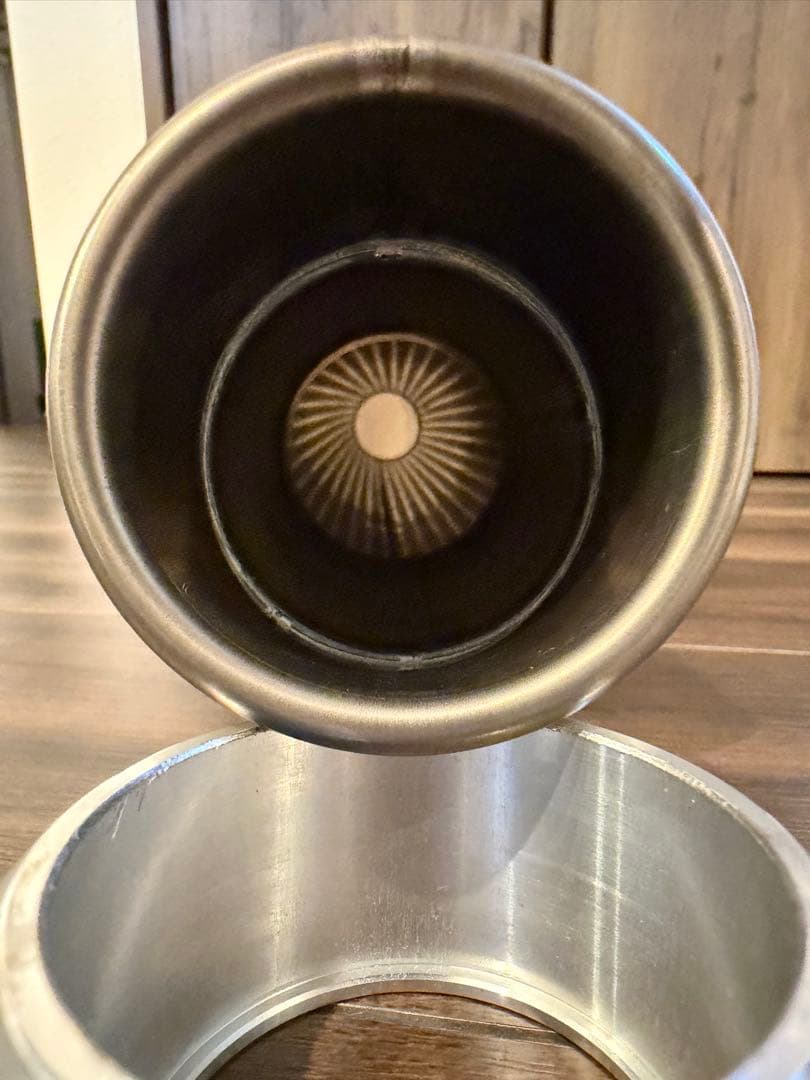 95φチタンサイレンサー 60.5パイ用　50.8アダプター付き