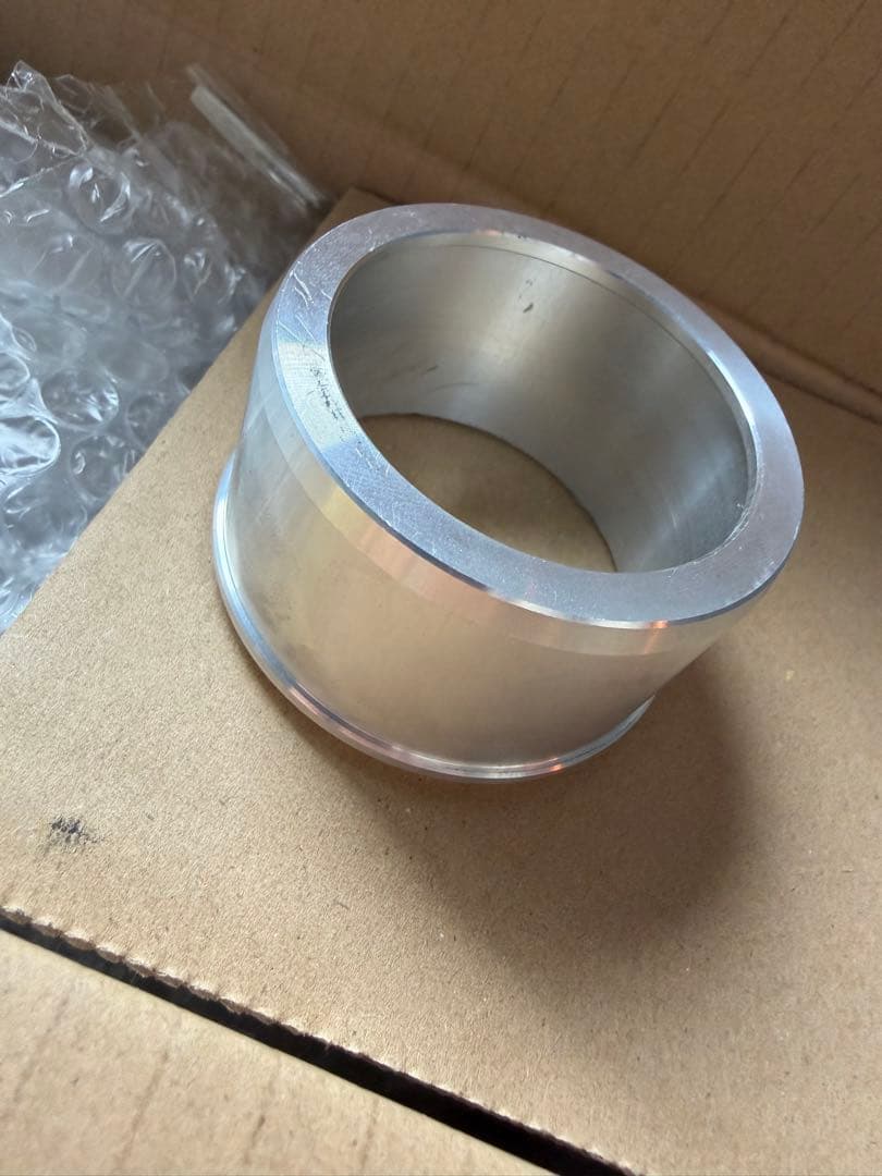 95φチタンサイレンサー 60.5パイ用　50.8アダプター付き