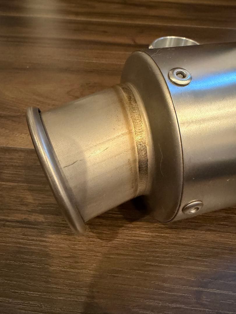95φチタンサイレンサー 60.5パイ用　50.8アダプター付き