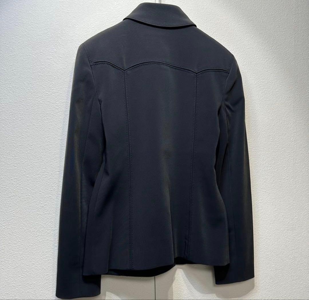 希少 PRADA MILANO 上質 ステッチ 変形 ジャケット