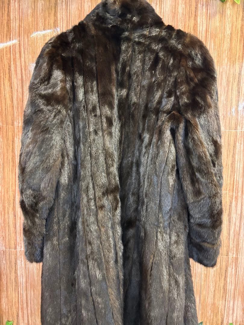 EMBA ブラックグラマミンク ロングコート