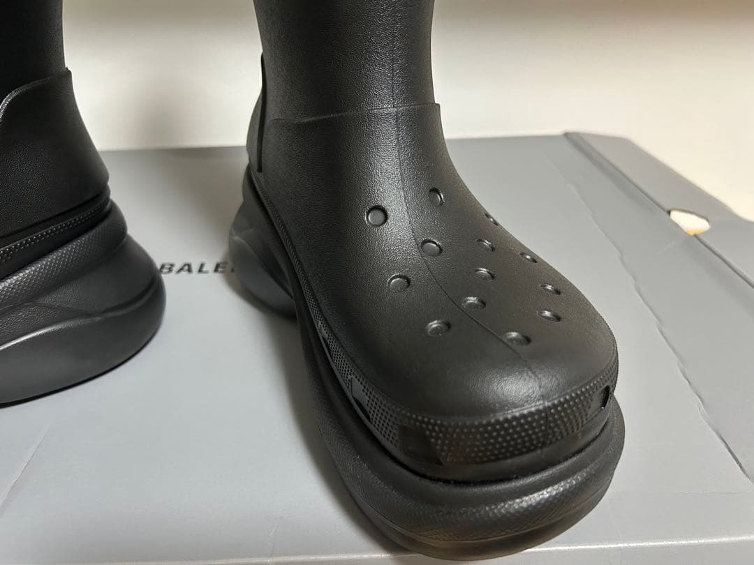 試着のみ バレンシアガ クロックス ブーツ メンズ 41サイズ