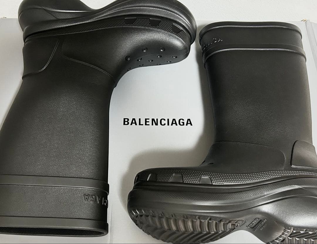 試着のみ バレンシアガ クロックス ブーツ メンズ 41サイズ