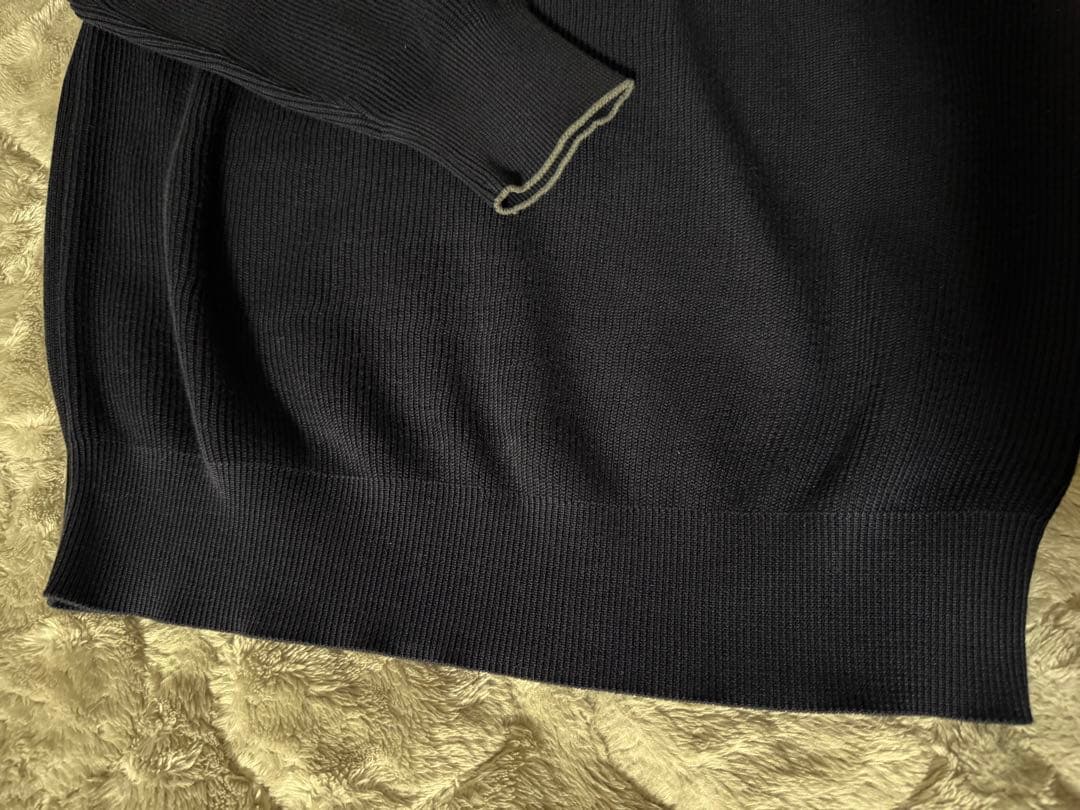 新品！ブルネロクチネリ ポロシャツ風ニットリブ編み ネイビー48