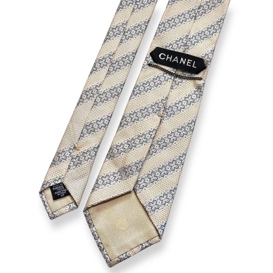 未使用級✨極美品✨CHANEL ネクタイ　ココマーク　ジャガード　高級　【A】