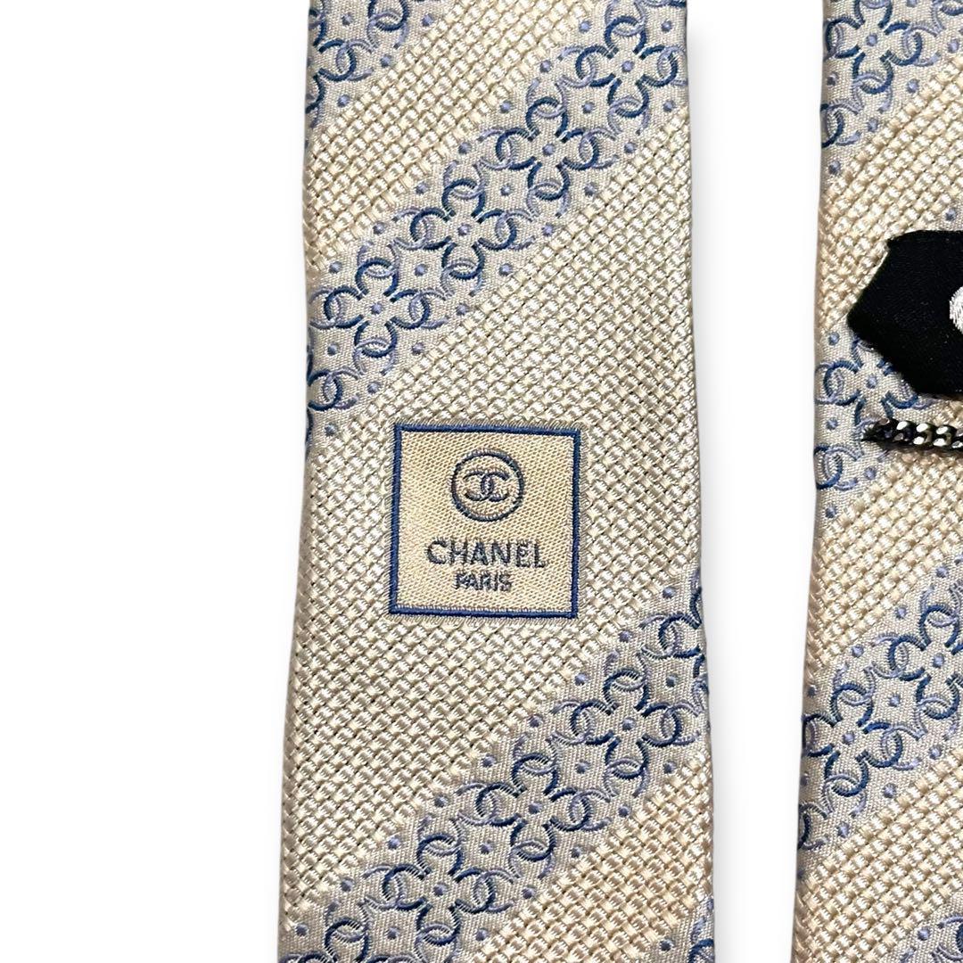 未使用級✨極美品✨CHANEL ネクタイ　ココマーク　ジャガード　高級　【A】