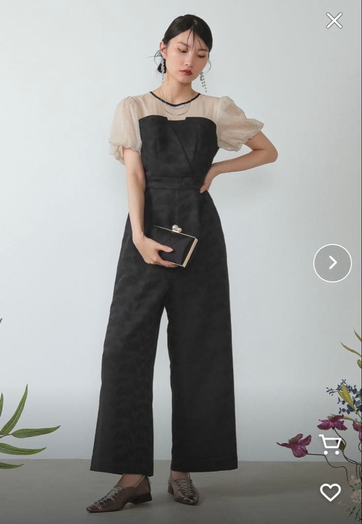 Kana パンツドレス　オールインワン 【クリーニング済】