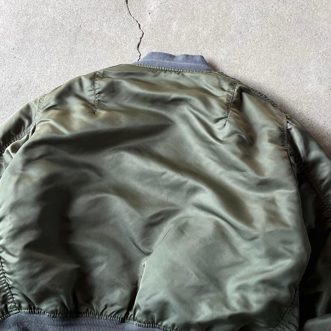 90s USA製 アルファ MA1 flight bomber jacket