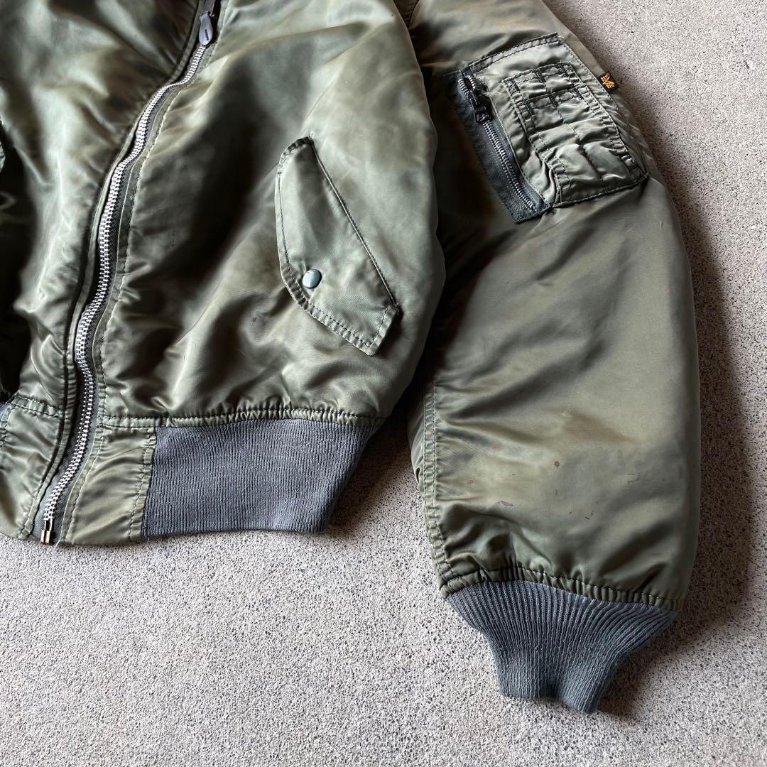 90s USA製 アルファ MA1 flight bomber jacket