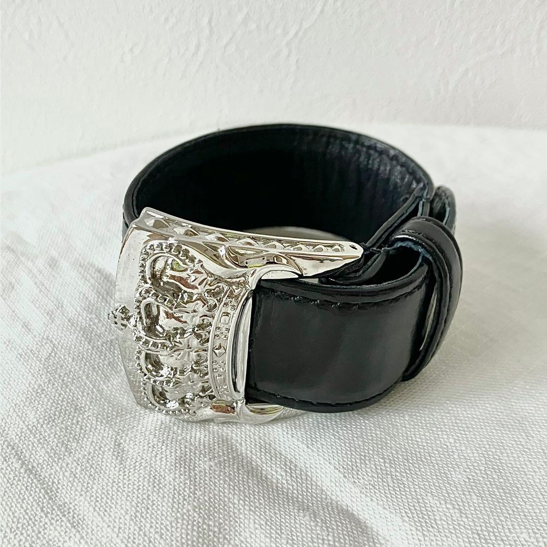 KIYOHARU FOR Justin Davis 廃盤　レザーブレスレット　黒