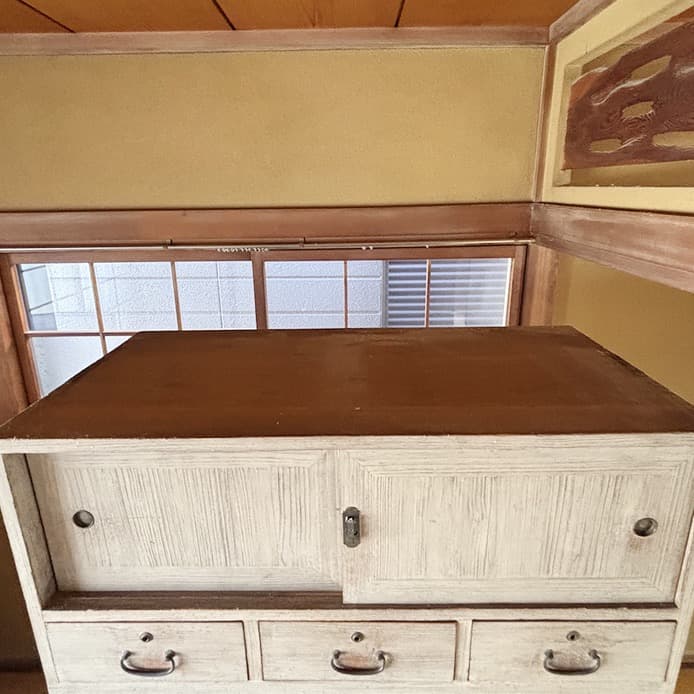 桐箪笥　桐の箪笥　箪笥　桐　三段重ね　昭和レトロ　大正ロマン