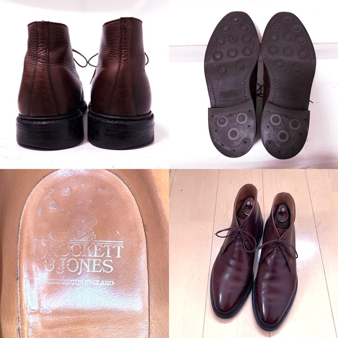 698.CROCKETT&JONES BRECON チャッカブーツ 7E