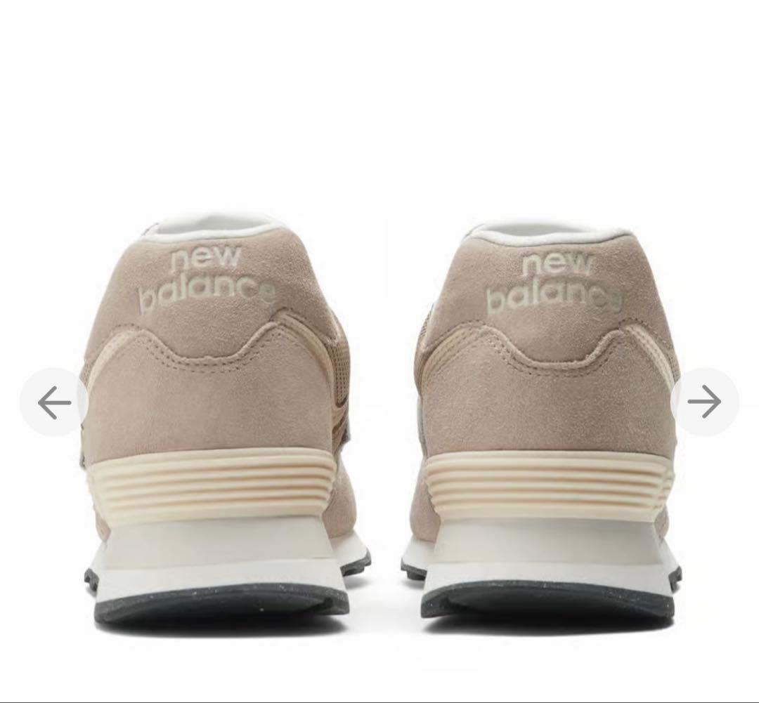 ニューバランス　Ｕ574Ｗ02Ｄ　23.5㎝　 ベージュ　正規品