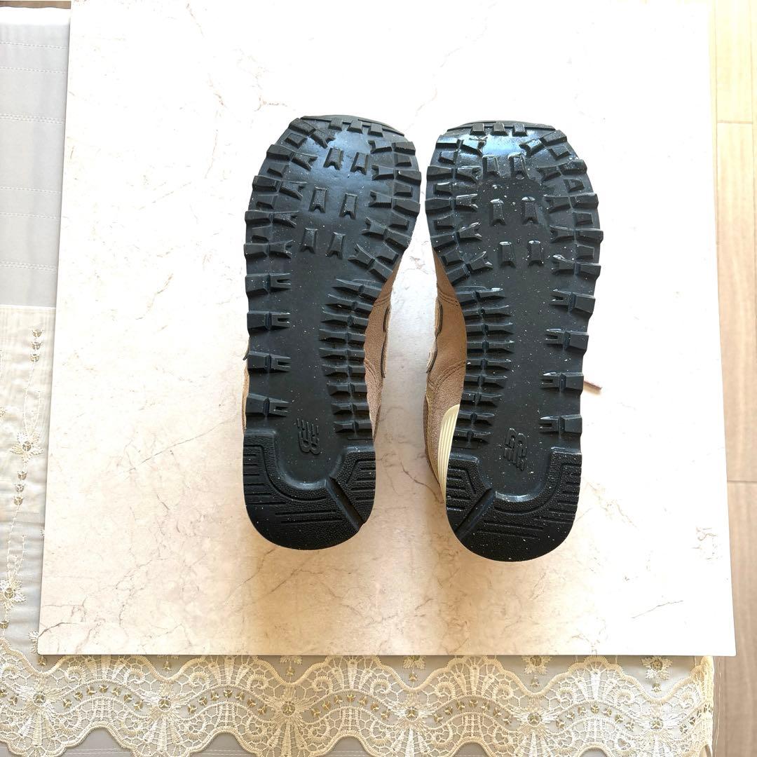 ニューバランス　Ｕ574Ｗ02Ｄ　23.5㎝　 ベージュ　正規品