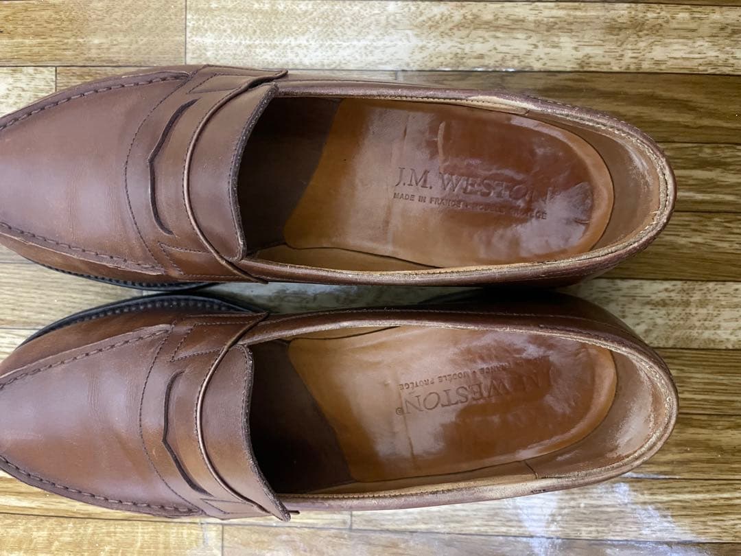 J.M. WESTON ローファー 6C ウェストン 革靴 古着