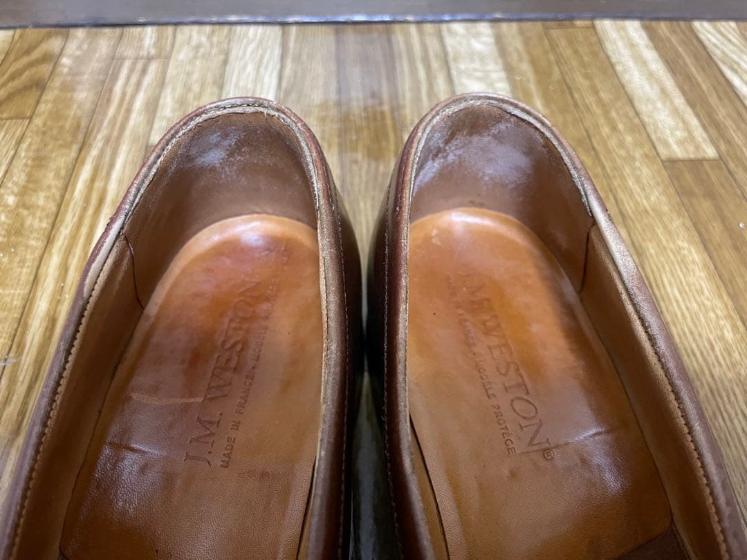 J.M. WESTON ローファー 6C ウェストン 革靴 古着