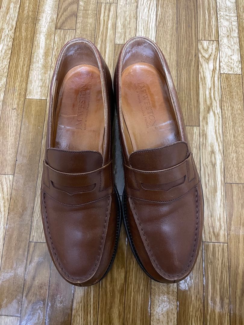 J.M. WESTON ローファー 6C ウェストン 革靴 古着