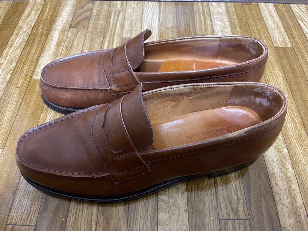 J.M. WESTON ローファー 6C ウェストン 革靴 古着